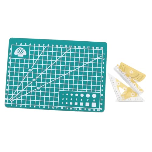 VICASKY Miniatur Ruler und Matte für Puppenhaus Teiliges Lernzubehör für Puppen Kreative Dekoration und Spielzeugaccessoires von VICASKY
