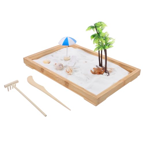 VICASKY Miniatur Sandspiel Zen Garten mit Meerestieren Stressreduzierendes Sandspielzeug Meditatives Miniatur Landschaftsset für Kreative und Entspannung VICASKY Miniatur Sandspiel Zen Garten mit Meerestieren Stressreduzierendes Sandspielzeug Meditatives Miniatur Landschaftsset für Kreative und Entspannung von VICASKY