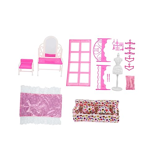 VICASKY Miniatur Schminktisch Zubehör Detailgetreues Puppenhaus Möbel Modell Langlebige Micro Möbel Dekoration für Hohe Puppen DIY Accessoire für Kinderzimmer Gestaltung VICASKY Miniatur Schminktisch Zubehör Detailgetreues Puppenhaus Möbel Modell Langlebige Micro Möbel Dekoration für Hohe Puppen DIY Accessoire für Kinderzimmer Gestaltung von VICASKY