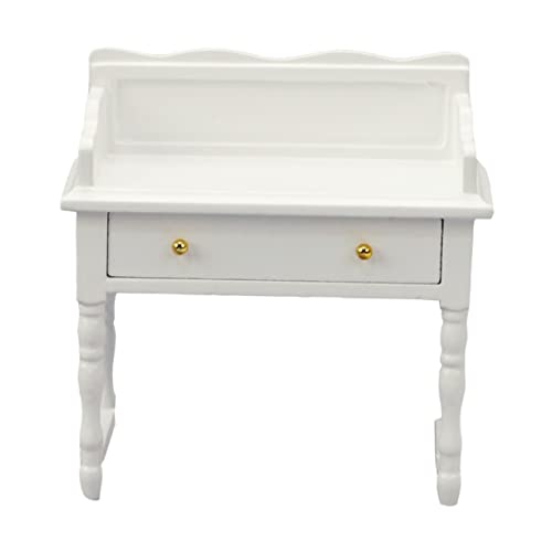 VICASKY Miniatur Schreibtisch Möbel Für Schlafzimmer Und Deko Für Miniaturhäuser Und Figuren Einzigartiges Miniaturmöbel Für Spielzeug von VICASKY