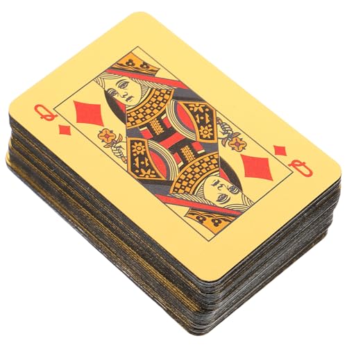VICASKY Miniatur Spielkarten aus Papier und Pet Realistisch Simulierte Spielkarten für Kompakt und Handlich Fördert Feinmotorik und Kommunikation Geeignet als Puppenhaus Zubehör Langlebig von VICASKY