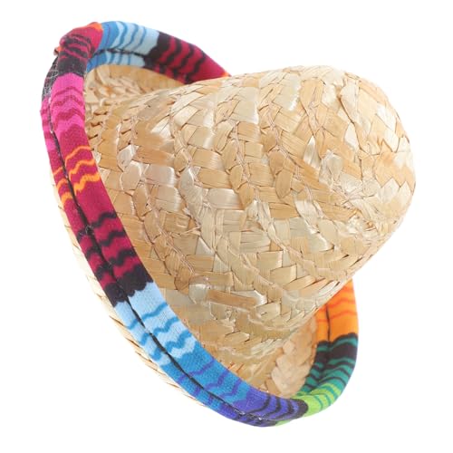 VICASKY Miniatur Strohhut für Puppenhaus und Haustiere Zierlicher Leichter Minihut als DIY Accessoire für Dekoration und Outdoor feiern Wie Geburtstage und Hochzeiten VICASKY Miniatur Strohhut für Puppenhaus und Haustiere Zierlicher Leichter Minihut als DIY Accessoire für Dekoration und Outdoor feiern Wie Geburtstage und Hochzeiten von VICASKY