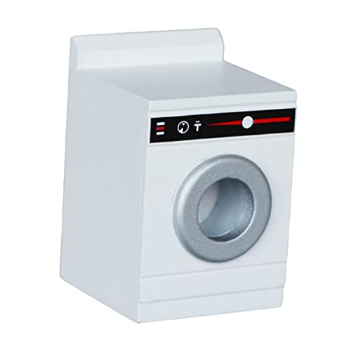 VICASKY Miniatur Waschmaschine Modell Aus Dekoration Für Puppenhaus Holzspielzeug Für Miniaturmöbel Originalgetreues Design Mit Silberner Tür Perfekt Für VICASKY Miniatur Waschmaschine Modell Aus Dekoration Für Puppenhaus Holzspielzeug Für Miniaturmöbel Originalgetreues Design Mit Silberner Tür Perfekt Für von VICASKY