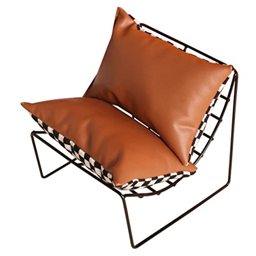 VICASKY Miniatur-sofastuhl Miniaturmöbel Miniaturhausmöbel Winzige Hausmöbel Miniatur-stuhlmodell Miniatur-küchenspielzeug Puppenstuhl Mini Möbel Mini-stühle Light Brown Ledertuch VICASKY Miniatur-sofastuhl Miniaturmöbel Miniaturhausmöbel Winzige Hausmöbel Miniatur-stuhlmodell Miniatur-küchenspielzeug Puppenstuhl Mini Möbel Mini-stühle Light Brown Ledertuch von VICASKY