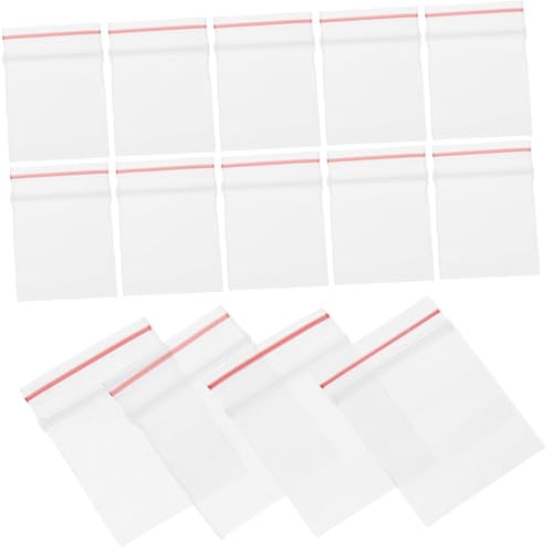 VICASKY Miniature Aufbewahrungstaschen Mini Transparente Beutel Für Puppenhäuser Schmuck Und Kleine Gegenstände Wiederverschließbar Ideal Für Bastelprojekte Und von VICASKY