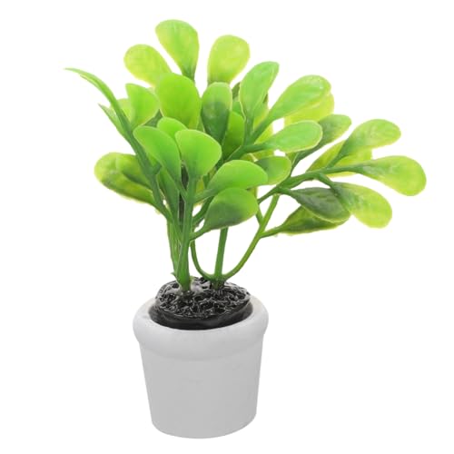 VICASKY Miniature Potted Plant Dekoration Künstliche Pflanzen für Tischmittelstücke Dollhouse Deko Kleine Kunstpflanzen für Wohnzimmer und Büro als von VICASKY