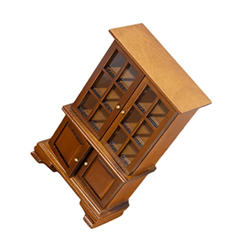 VICASKY Miniaturmöbel Schränke Gartenmöbel Ornament Tiny Houses Tiny Homes Dekoration Kleines Wohnaccessoires Modelle Kleines Miniaturschrank Modell Birke von VICASKY