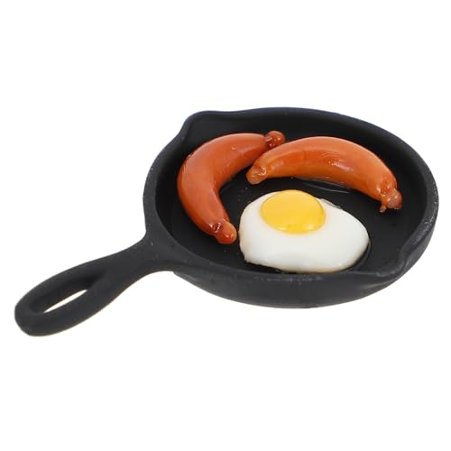 VICASKY Realistische Mini Bratpfanne Spielzeug Vorgeben Kochen Utensilien Kochgeschirr Set Küche Szene von VICASKY