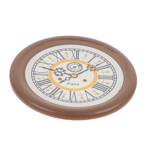 VICASKY Miniaturuhrmodell Miniaturen Mini-Sofa Puppenhausmöbel Zubehör für Babypuppen Bausätze spielzeuge Dekoration kleine Wanduhr Mini-Uhrenfigur Puppenmöbel Mini-Wanduhr Harz Brown VICASKY Miniaturuhrmodell Miniaturen Mini-Sofa Puppenhausmöbel Zubehör für Babypuppen Bausätze spielzeuge Dekoration kleine Wanduhr Mini-Uhrenfigur Puppenmöbel Mini-Wanduhr Harz Brown von VICASKY