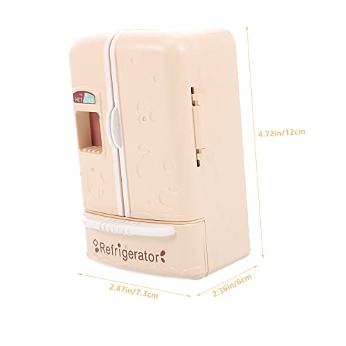 VICASKY Modell Realistische Doppeltürige Mini Kühl Gefrierkombination in Cremeweiß Detailreiche Puppenmöbel für Spiel und Dekoration VICASKY Modell Realistische Doppeltürige Mini Kühl Gefrierkombination in Cremeweiß Detailreiche Puppenmöbel für Spiel und Dekoration von VICASKY