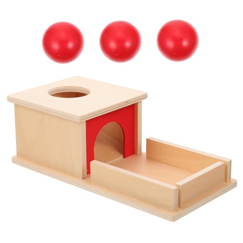 VICASKY Montessori Holzspielzeug Für Pädagogisches Sortier Und Stapelspiel Mit 3 Bällen Box Early Learning Zur Der Hand Augen Koordination Und Farberkennung VICASKY Montessori Holzspielzeug Für Pädagogisches Sortier Und Stapelspiel Mit 3 Bällen Box Early Learning Zur Der Hand Augen Koordination Und Farberkennung von VICASKY