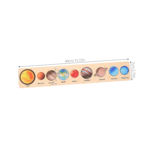VICASKY Montessori Holzspielzeug Sonnensystem Puzzle für Abnehmbare Planeten zum Lernen Kognitives Montessori Puzzle für Vorschulkinder Kreative Weltraum Lernspielzeuge für Jungen und VICASKY Montessori Holzspielzeug Sonnensystem Puzzle für Abnehmbare Planeten zum Lernen Kognitives Montessori Puzzle für Vorschulkinder Kreative Weltraum Lernspielzeuge für Jungen und von VICASKY