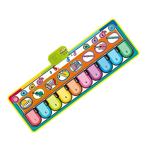 VICASKY Musik Decke Kinderpädagogische Spielzeuge Tanzmatte Keyboard-musikmatte Klavier Tastaturmatte Für Klavier Musikalische Klaviatur Boden Spielmatte Colorful Sport VICASKY Musik Decke Kinderpädagogische Spielzeuge Tanzmatte Keyboard-musikmatte Klavier Tastaturmatte Für Klavier Musikalische Klaviatur Boden Spielmatte Colorful Sport von VICASKY