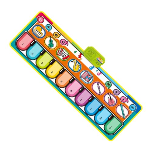 VICASKY Musik Decke Piano Teppich für Play mat Klavierteppich Musikteppich Play mats for Babys Spielmatte mit musikalischer Note Keyboard-Musikmatte Sport Colorful VICASKY Musik Decke Piano Teppich für Play mat Klavierteppich Musikteppich Play mats for Babys Spielmatte mit musikalischer Note Keyboard-Musikmatte Sport Colorful von VICASKY
