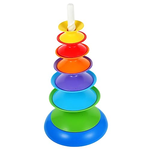 VICASKY Musik rotieren -Stapelring Stapler Stapelringe stapeln Sich drehendes Stapelspielzeug Stapelringe für Kleinkinder Stapelspielzeug für Babys Plastik Bunt VICASKY Musik rotieren -Stapelring Stapler Stapelringe stapeln Sich drehendes Stapelspielzeug Stapelringe für Kleinkinder Stapelspielzeug für Babys Plastik Bunt von VICASKY