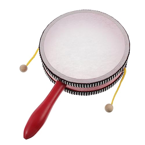 VICASKY Musikalisches Handtrommelspielzeug für Wellenrassel Percussion Instrument Musikalität und Hand Augen Koordination für Vorschulkinder und Partys von VICASKY