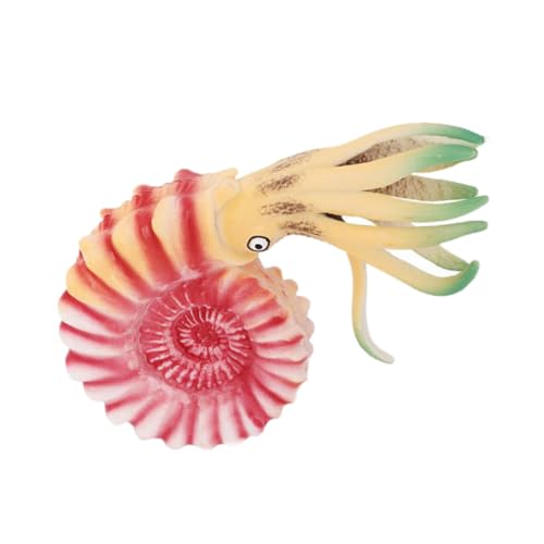 VICASKY Nautilus-Modell Plüsch Nautilus Ausgestopfte Meerestiere Kuscheltiere Mit Meeresmotiven Plüschige Meerestiere Lebensechter Nautilus Lernspielzeug Ornamente Plastik Kind Ammoniten von VICASKY