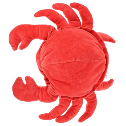 VICASKY Niedliche Krabben handpuppe mit Beweglichem Mund Interaktives Tier handspielzeug für Frühe Bildung und Kreatives Geschichtenerzählen Geeignet für Eltern von VICASKY