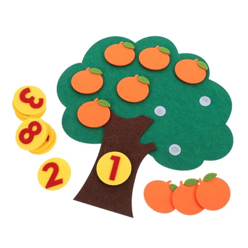 VICASKY Non Woven Digitales Kognitives Lernspielzeug Zahlen Zählspiel für Montessori Mathematik Puzzle Sicheres Ab Jahren von VICASKY