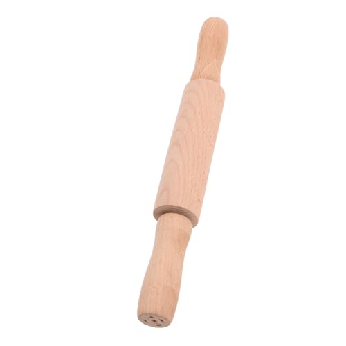 VICASKY 23 cm Mini-Nudelholz Aus Holz Für Kinder Back- Und Gebäckhandwerk Werkzeug Bequemer Griff Küchenzubehör Dekoratives Weihnachten von VICASKY