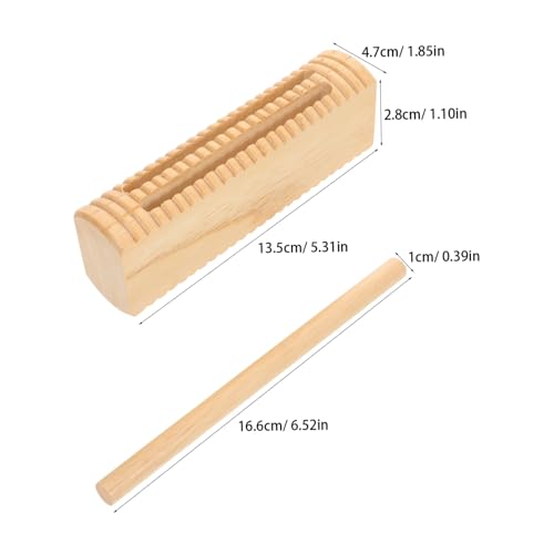 VICASKY Orff Instrument Holz Rhythmusblock mit Schlägel Leichte Klangstäbe für Frühkindliche Musikförderung Hohe und Tiefe Töne für Eltern-Junge Mädchen-Spiel und Gruppenunterricht von VICASKY