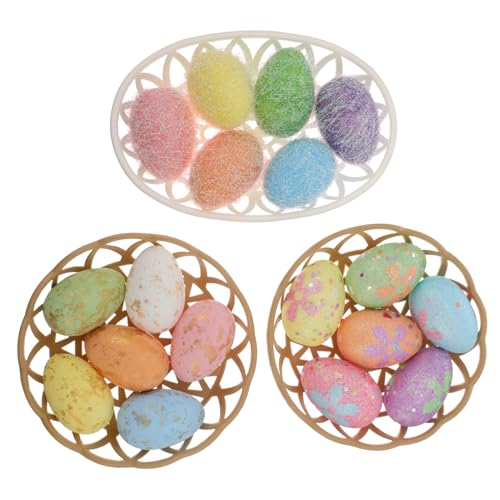 VICASKY Ostereier Eierbecher Eierfärben Vögel Eier Basteln Eierbrutkasten Mini Eier Befüllbare Eier Eierparty Ostereier Ornamente Eierparty Ostereier Ostern DIY Schaumstoffmaterial VICASKY Ostereier Eierbecher Eierfärben Vögel Eier Basteln Eierbrutkasten Mini Eier Befüllbare Eier Eierparty Ostereier Ornamente Eierparty Ostereier Ostern DIY Schaumstoffmaterial von VICASKY