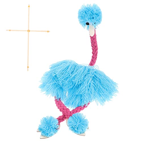 VICASKY Ostrich Handpuppenspielzeug Tierpuppe Straußenpuppe Tiere Marionette Marionette süße ausgestopfte Handpuppe Strauße Marionette Marionetten Puppenspielzeug Garn von VICASKY