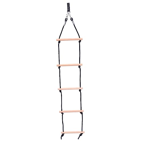 VICASKY Outdoor-Kletterleiter aus Holz springen Barren Spielplatz im Freien kletterwände für trittleiter Climbing Rope schaukel strickleiter Freizeitbedarf Black VICASKY Outdoor-Kletterleiter aus Holz springen Barren Spielplatz im Freien kletterwände für trittleiter Climbing Rope schaukel strickleiter Freizeitbedarf Black von VICASKY