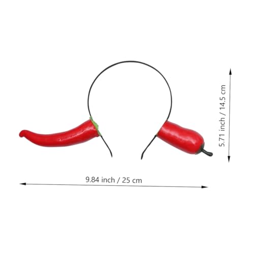 VICASKY Party Haarschmuck Erwachsene Lustiges Pfeffer Stirnband aus Leichtem Material Rutschfestes Kopfaccessoire für Kostüm Performance und Fotorequisiten bei Feiern VICASKY Party Haarschmuck Erwachsene Lustiges Pfeffer Stirnband aus Leichtem Material Rutschfestes Kopfaccessoire für Kostüm Performance und Fotorequisiten bei Feiern von VICASKY