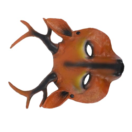 VICASKY Party-Maske Halloween-Dekorationen Halloween-Masken Wolf Kostüm pelzige Maske halloween maske Halloween Party Tiermaske Verkleidungsmaske Cosplay-Masken Tierförmige Maske Pu Brown von VICASKY