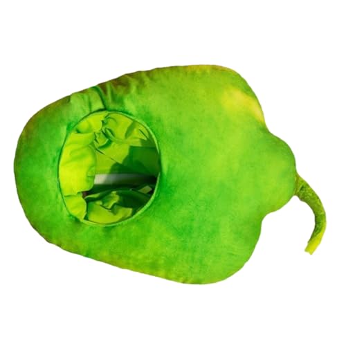 VICASKY Party-Chili-Stirnband grüner pfefferhut chili-kostüm kinderkostüm kostüm für kinder Kleidung Kostüm-Hut-Stütze Festival-Kopfbedeckung Grünes Pfeffer schmücken Toast Partyhut Plüsch von VICASKY