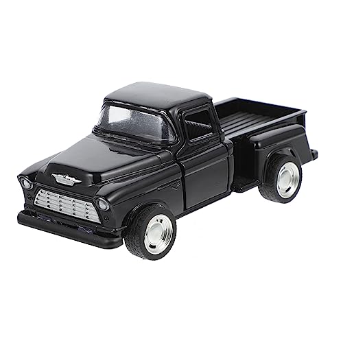 VICASKY Pickup-Truck-Modell Modellauto sicherheitsleine für weihnachstsgeschenk Toy Cars com Play Roboter Kleinkinder Autos kleines LKW-Modell kleines LKW- Legierung Black von VICASKY