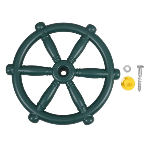VICASKY Piraten schaukel lenkrad aus Robustem PP Kleines Grünes Spielplatz zubehör für Steuerbares Kletterhaus lenkrad Outdoor spielgeräte Ersatzteil für Hinterhof spielset VICASKY Piraten schaukel lenkrad aus Robustem PP Kleines Grünes Spielplatz zubehör für Steuerbares Kletterhaus lenkrad Outdoor spielgeräte Ersatzteil für Hinterhof spielset von VICASKY