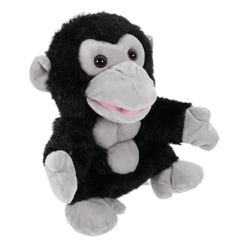 VICASKY Plüsch Gorilla Handpuppe für Kleinkinder Jahre Interaktives Kuscheltier Fördert Sprache und Kommunikation Leichtes Tragbares Tier handpuppen von VICASKY