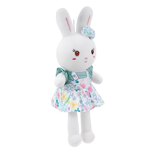 VICASKY Plüsch-Kaninchen-Puppe Kaninchenpuppe Mit Kleidung Osterhase Kaninchenpuppenspielzeug Kinderpuppenspielzeug Spielzeughase Spielzeugkaninchen Hasenpuppe Plüschmaterial Green VICASKY Plüsch-Kaninchen-Puppe Kaninchenpuppe Mit Kleidung Osterhase Kaninchenpuppenspielzeug Kinderpuppenspielzeug Spielzeughase Spielzeugkaninchen Hasenpuppe Plüschmaterial Green von VICASKY
