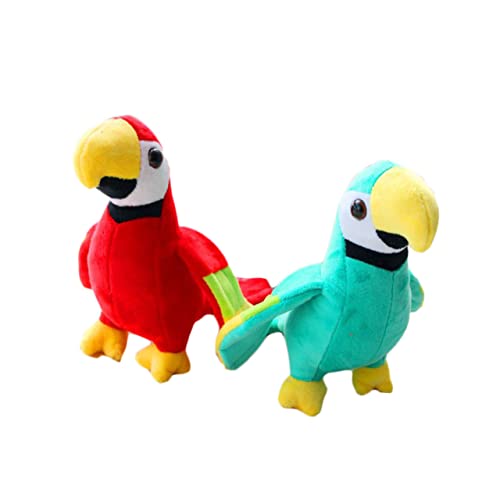 VICASKY Plüsch Papagei Lebensechtes Papageienspielzeug Für Kleinkinder Buntes Plüschtier Für Junge Mädchen Party Favor von VICASKY