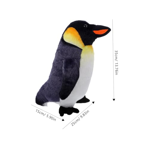 VICASKY Plüsch Pinguin Kuscheltier Weiches Realistisches Meerestier Plüschtier Kissen Dekoration für Sofa und Schreibtisch von VICASKY