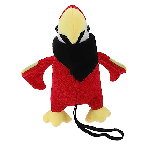 VICASKY Plüsch Piratenpapagei für Schulter Cartoon Vogel für Halloween Kostümzubehör Teiliges mit Schwarzem Schal Realistische Nachbildung für Mottopartys und Cosplay VICASKY Plüsch Piratenpapagei für Schulter Cartoon Vogel für Halloween Kostümzubehör Teiliges mit Schwarzem Schal Realistische Nachbildung für Mottopartys und Cosplay von VICASKY