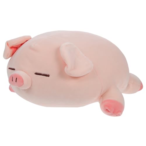 VICASKY Plüsch Schwein Kuscheltier Weiches Stofftier Cartoon Tier Puppe Mädchen Flauschiges Schlafkissen Niedliches Deko Kuscheltier für Zuhause von VICASKY