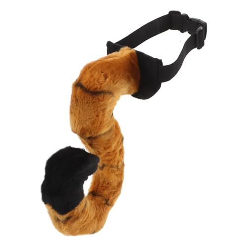 VICASKY Plüsch Tiger Schwanzkostüm Accessoire für Erwachsene Realistischer Tigerschwanz für Tier Cosplay Halloween Partys und Bühnenaufführungen mit Sicherem Riemen für Stabilen VICASKY Plüsch Tiger Schwanzkostüm Accessoire für Erwachsene Realistischer Tigerschwanz für Tier Cosplay Halloween Partys und Bühnenaufführungen mit Sicherem Riemen für Stabilen von VICASKY