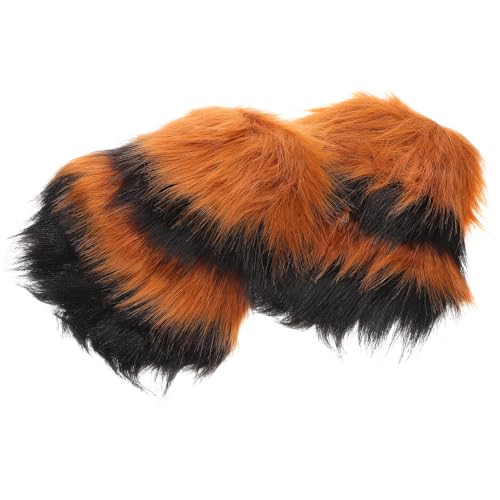 VICASKY Plüsch-katzenkrallenhandschuhe, Süße Tierpfoten-fäustlinge, Cosplay, Künstliche Kätzchenkrallenhandschuhe Für Aufführungen, Halloween-Party, Kostümzubehör von VICASKY