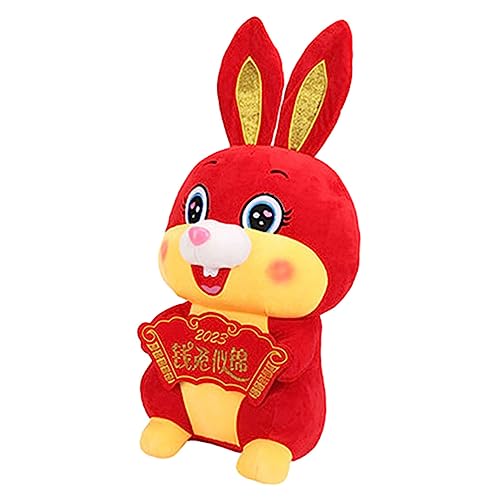VICASKY Plüschhase Stofftier Rabbit Doll Niedliches Kaninchen für Jahr des Hasen Dekoration für Zuhause und Kuscheltier mit Schöner Stickerei von VICASKY