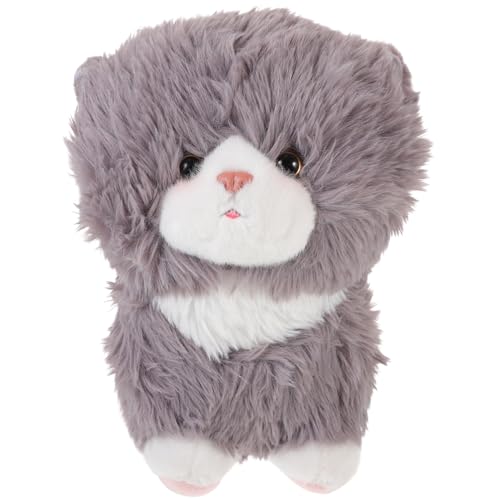 VICASKY Plüschkatze Kissen Weiches Stofftier für Süßes Plüschtier für Jungen und Kreative Tischdekoration und Begleiter VICASKY Plüschkatze Kissen Weiches Stofftier für Süßes Plüschtier für Jungen und Kreative Tischdekoration und Begleiter von VICASKY