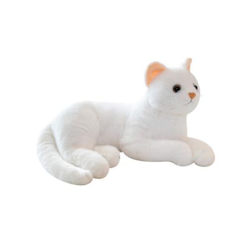 VICASKY Plüschtier Ausgestopfte Hundefigur Coole Gadgets Für Zu Hause Dekoratives Luxuriöses Realistisches Katzenstofftier Künstliche Dekoration Puppe Weiß VICASKY Plüschtier Ausgestopfte Hundefigur Coole Gadgets Für Zu Hause Dekoratives Luxuriöses Realistisches Katzenstofftier Künstliche Dekoration Puppe Weiß von VICASKY