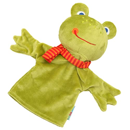 VICASKY Plüschtier Pädagogisches Handspielzeug Realistisches Handspielzeug Tierpuppen Storytime Handpuppe Dekoratives Handspielzeug Storytime-handspielzeug Plüschpuppen Stoff Light Green von VICASKY