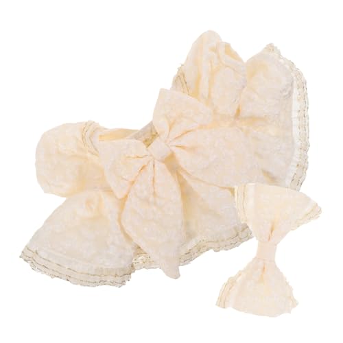 VICASKY Puppenhaus-Kleiderset Mit Goldbesatz Plüschspielzeugkleid Mit Schleife Für Rollenspiele Für Mädchen VICASKY Puppenhaus-Kleiderset Mit Goldbesatz Plüschspielzeugkleid Mit Schleife Für Rollenspiele Für Mädchen von VICASKY