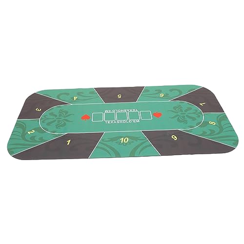 VICASKY Poker -chip -pad Poker-tischdecke Abdeckung Spiel Matten Schützende Tischunterlage Desktop -Matte Schutzmatte Für Tischplatte Tischmatte Tischdecke Für Den Haushalt Grün Gummi von VICASKY