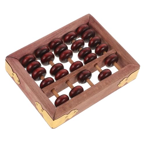 VICASKY Professioneller Holz abakus aus Buchenholz mit Glatten Perlen Tragbares Lernspielzeug für Vintage Zählrahmen für Schüler Elegantes Rechenhilfe Tool von VICASKY