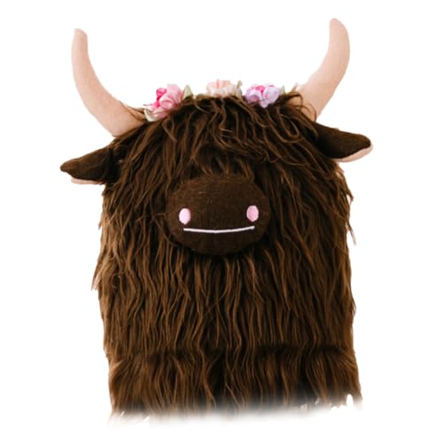 VICASKY Puppe Kinderspielzeug Das Tier Kuscheltier Tiere Bauernhofspielzeug Kuschelkuh Plüsch Kuschelkuh Puppenspielzeug Kühe Kuhspielzeug Kuschelpuppe Plüschkuh Kuschelkuh Tier Polyester von VICASKY