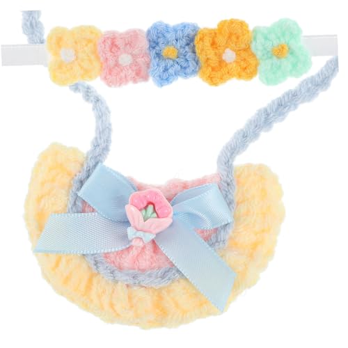 VICASKY Puppen-Accessoires Set Baumwoll-Haarband gestricktes Stirnband und praktisches Halstuch modisch vielseitig für Puppenhaus-dekor VICASKY Puppen-Accessoires Set Baumwoll-Haarband gestricktes Stirnband und praktisches Halstuch modisch vielseitig für Puppenhaus-dekor von VICASKY